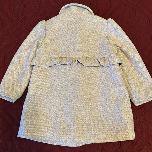 Cute Coat for girl made by GYMBOREE color grey silver sparkly size 2T-3T - Picture 2 of 5